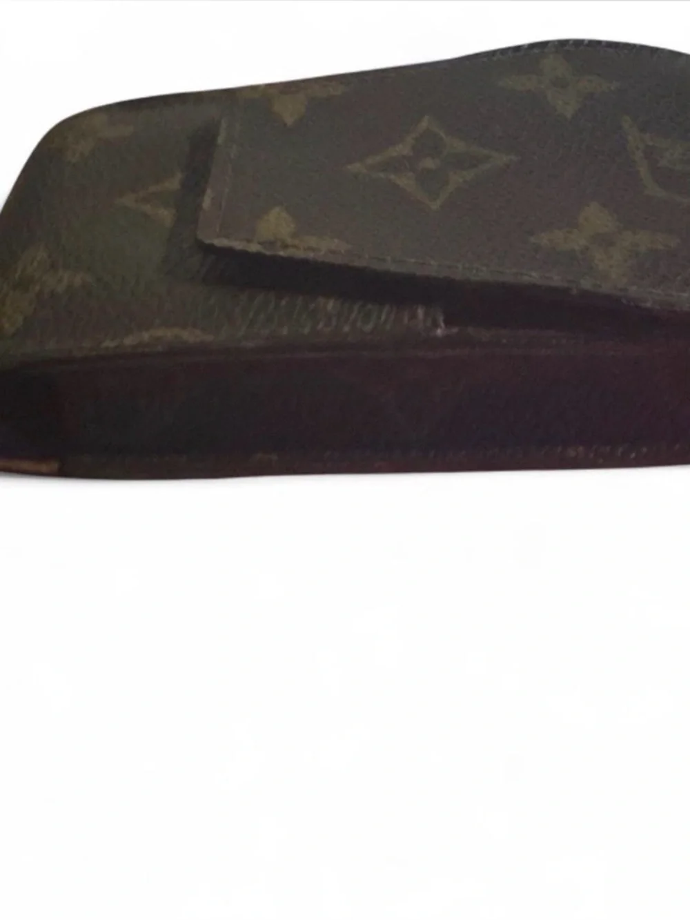 NFS Louis Vuitton Monogram Etui Vintage LV Canvas Pouch Holder Authentic